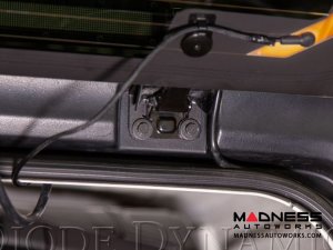 Jeep Wrangler JL Rear Hard Top Bracket Kit w/ LED Light Bar -  White Flood - 30"